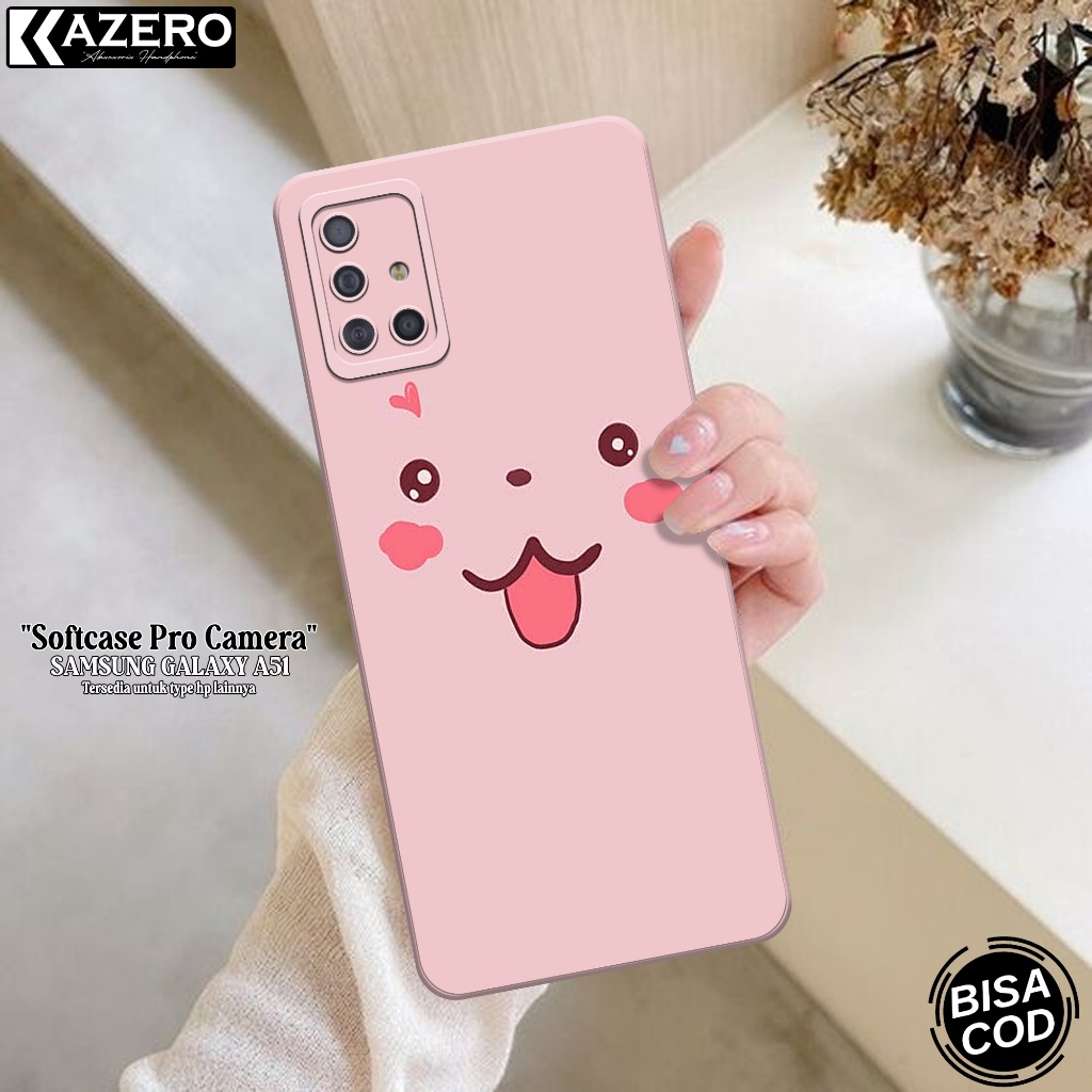 Kesing Samsung Galaxy A51 - Kazero Fashion Case Kartun - Case Samsung Galaxy A51 - Pelindung Hp - Ca