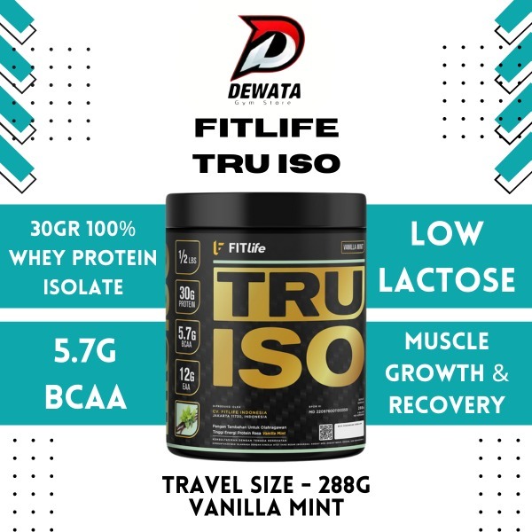 FITlife Truiso Whey Protein Isolate 288g BPOM & Halal