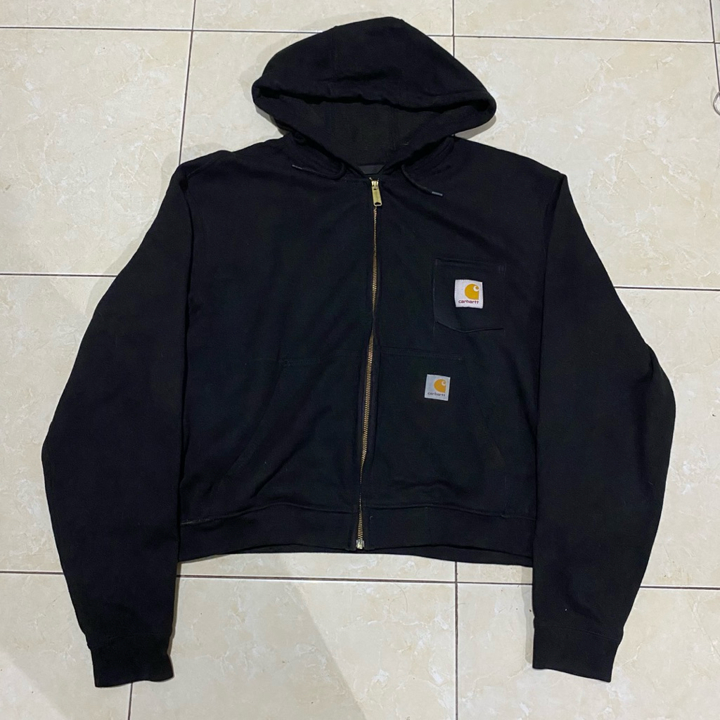Carhartt Hoodie Black Jacket (K121 BLK)