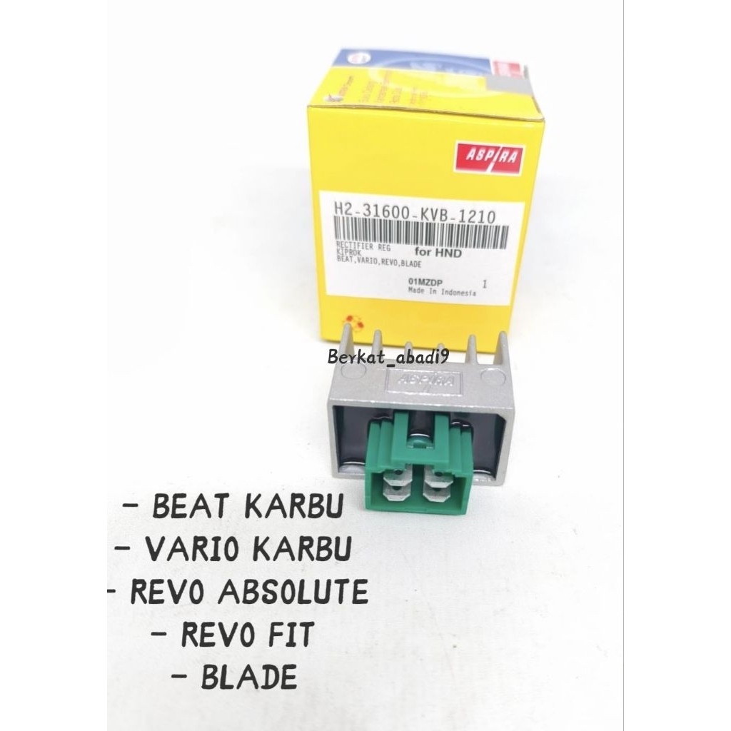 [ Aspira ] Regulator Kiprok Beat Karbu / Vario Karbu / Revo absolute / Blade / Revo fit