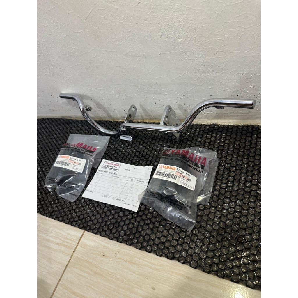 BARSTEP FREE KARET PIJAKAN FULL CHROME RX KING