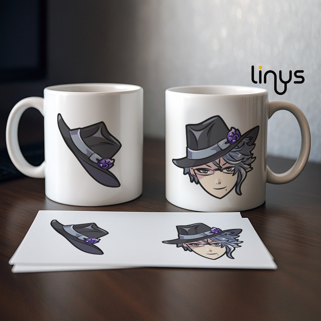 Twisted Wonderland Azul Ashengrotto and Hat Coffee Mug