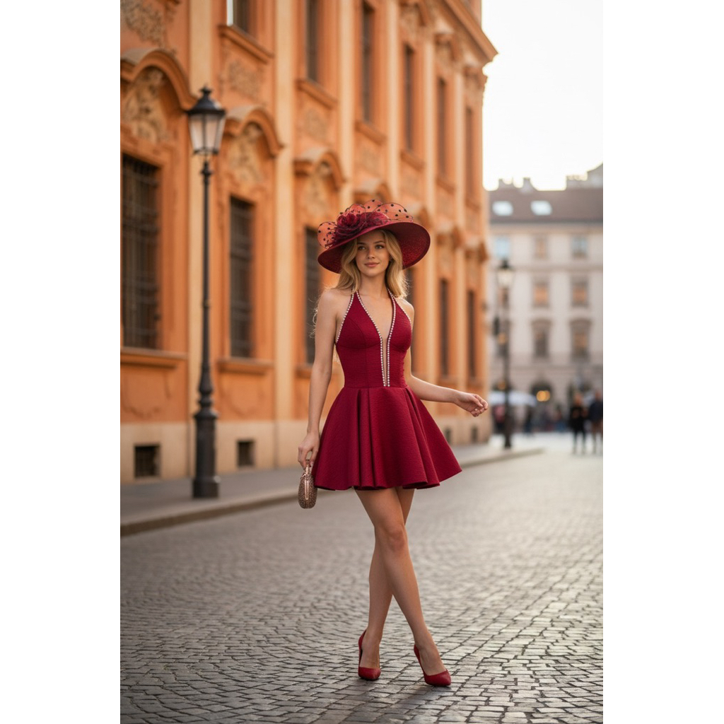 Dress Jumpsuit  Backless