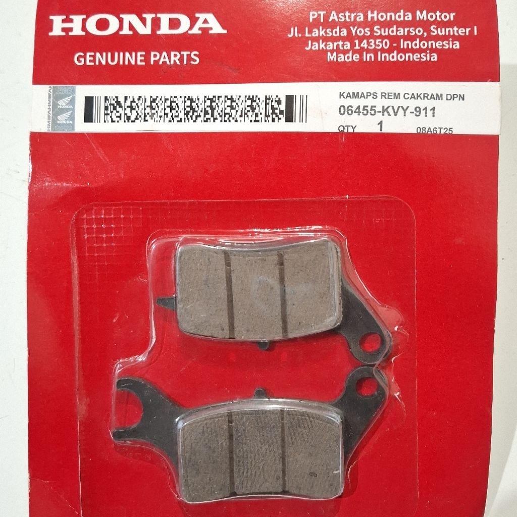 Disped Kampas Rem Depan Honda Beat Karbu Lama KVY ORI