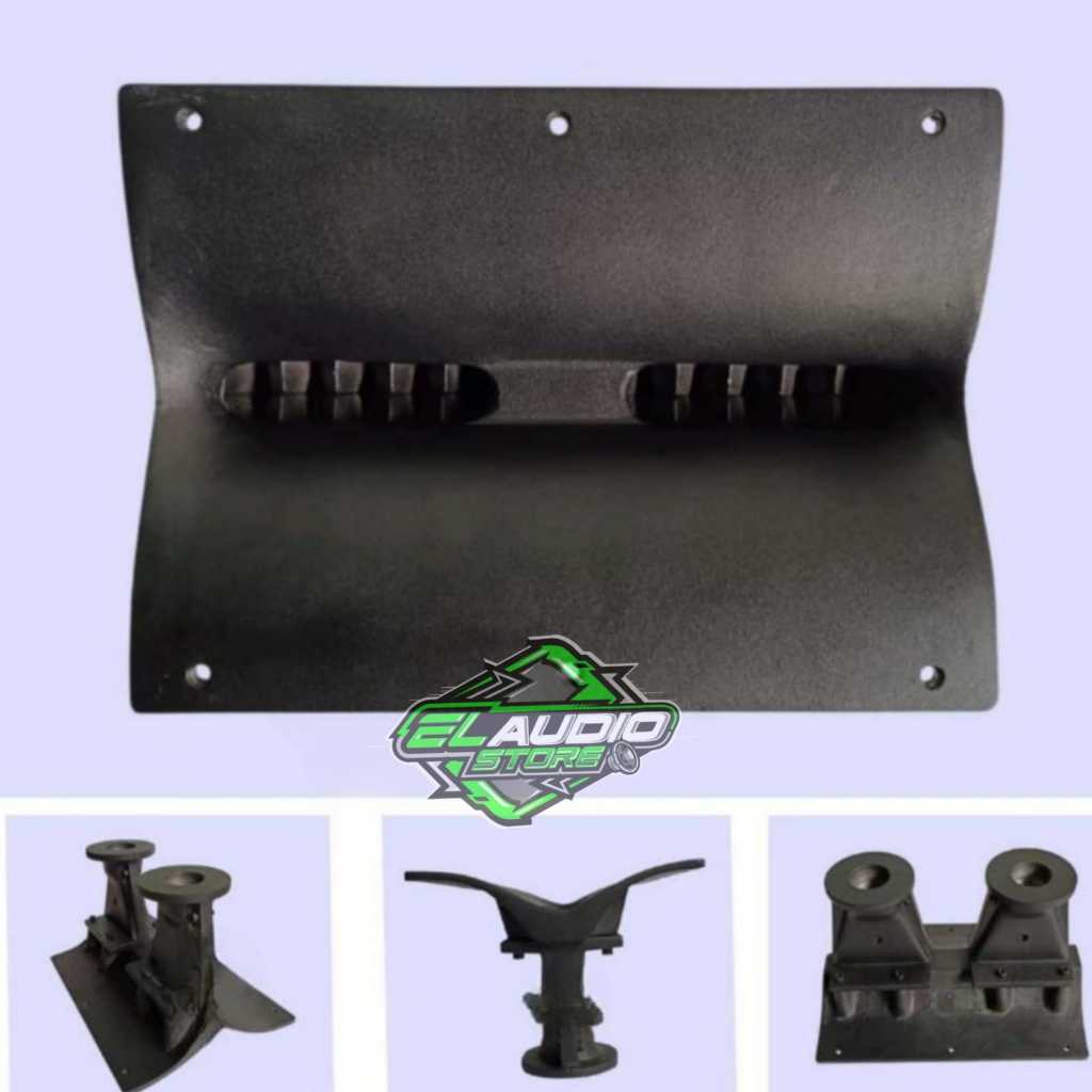 Corong Twiter Model TARA Ukuran 19x27 cm Drat / Horn Tweeter TARRA Double Multi Drat Baut Bahan Cor 