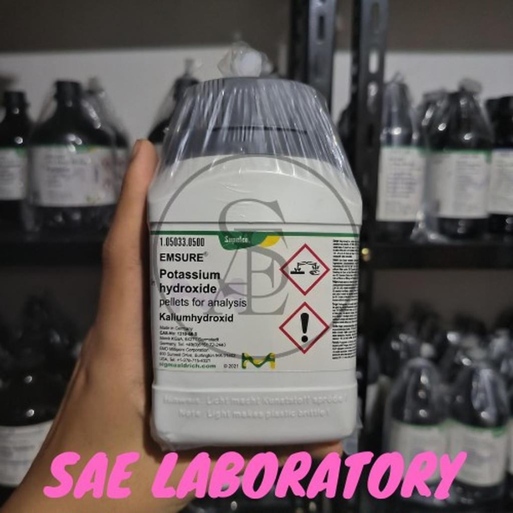 POTASSIUM HYDROXIDE / KALIUM HIDROKSIDA MERCK 1.05033.0500 MERCK 105033 500gr
