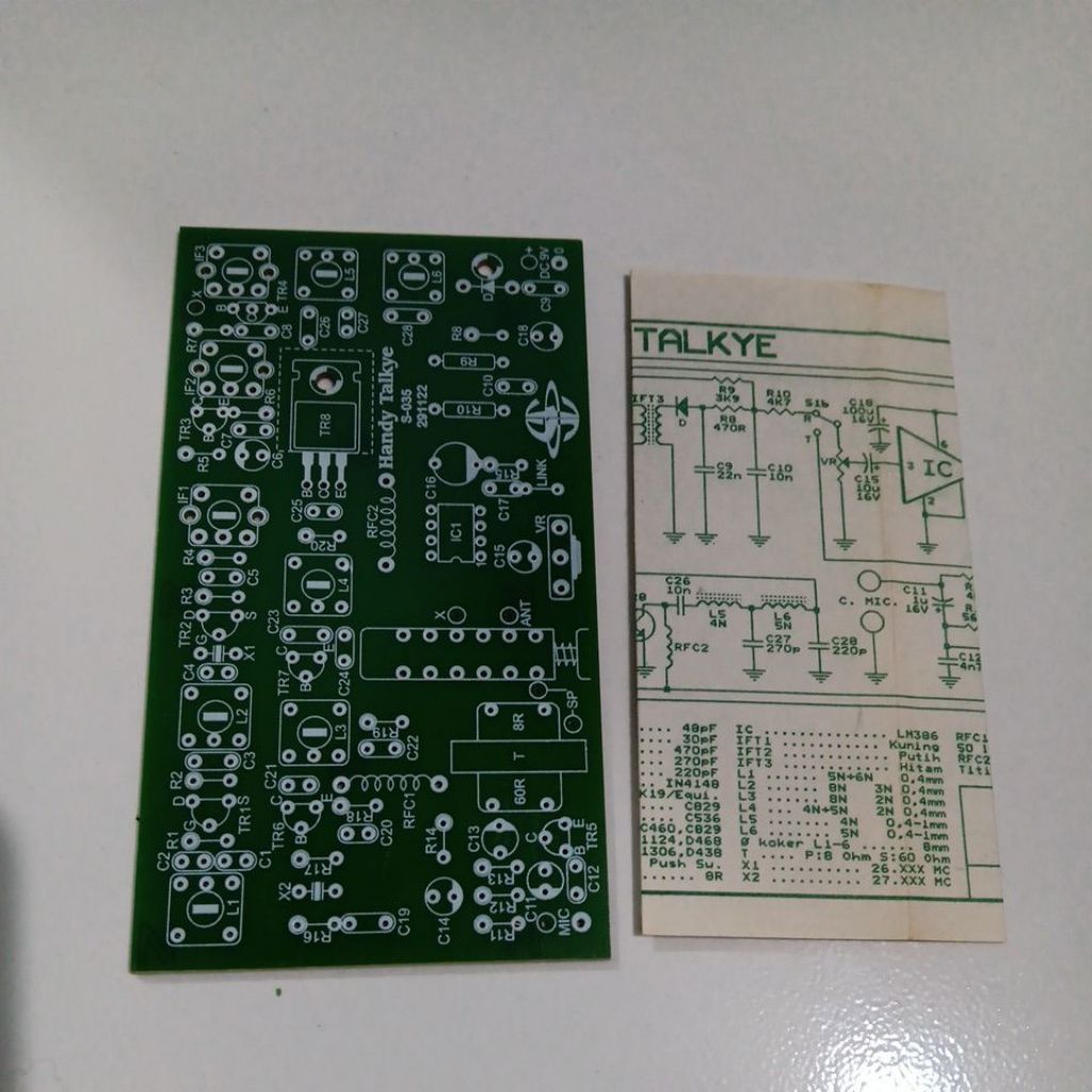 PCB Handy Talky AM 27 MHz CB Radio 11 meter band HT