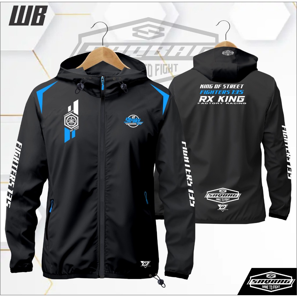 Jacket Motor Yamaha RX King 2Stroke Jacket 2tak Jaket Waterproof Anti air