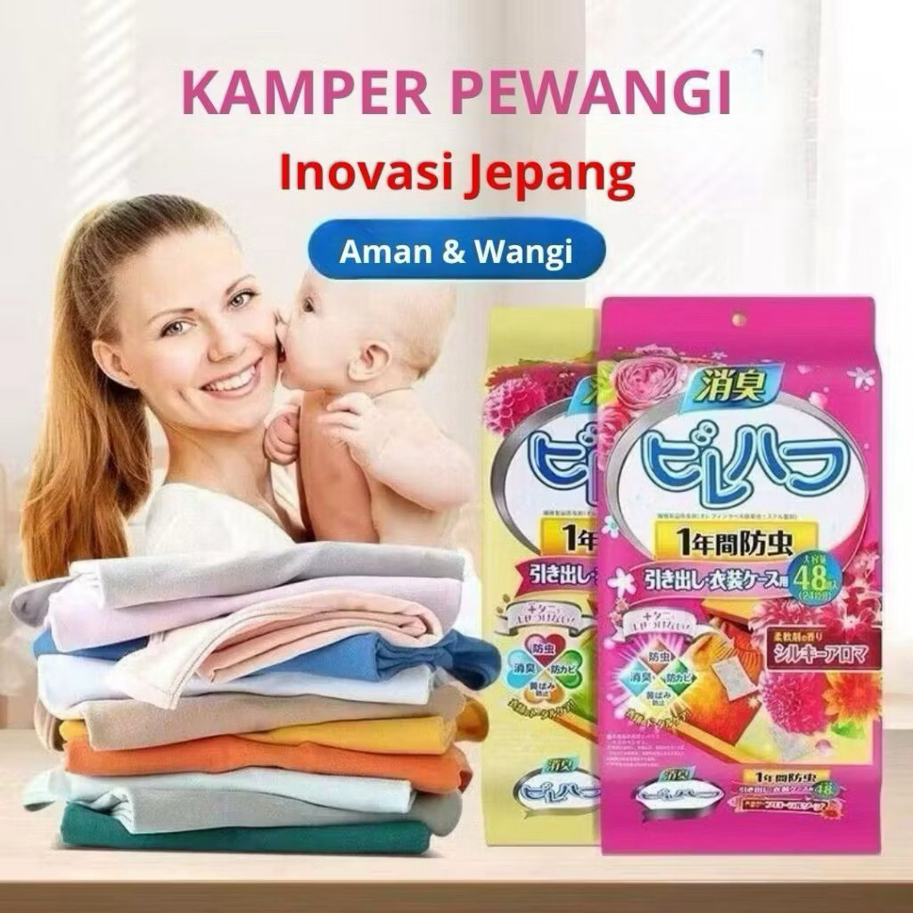 Kamper Lemari Pakaian Organik | Kapur Barus Lemari Baju Pewangi Pakaian Inovasi Jepang / Kamper Peng