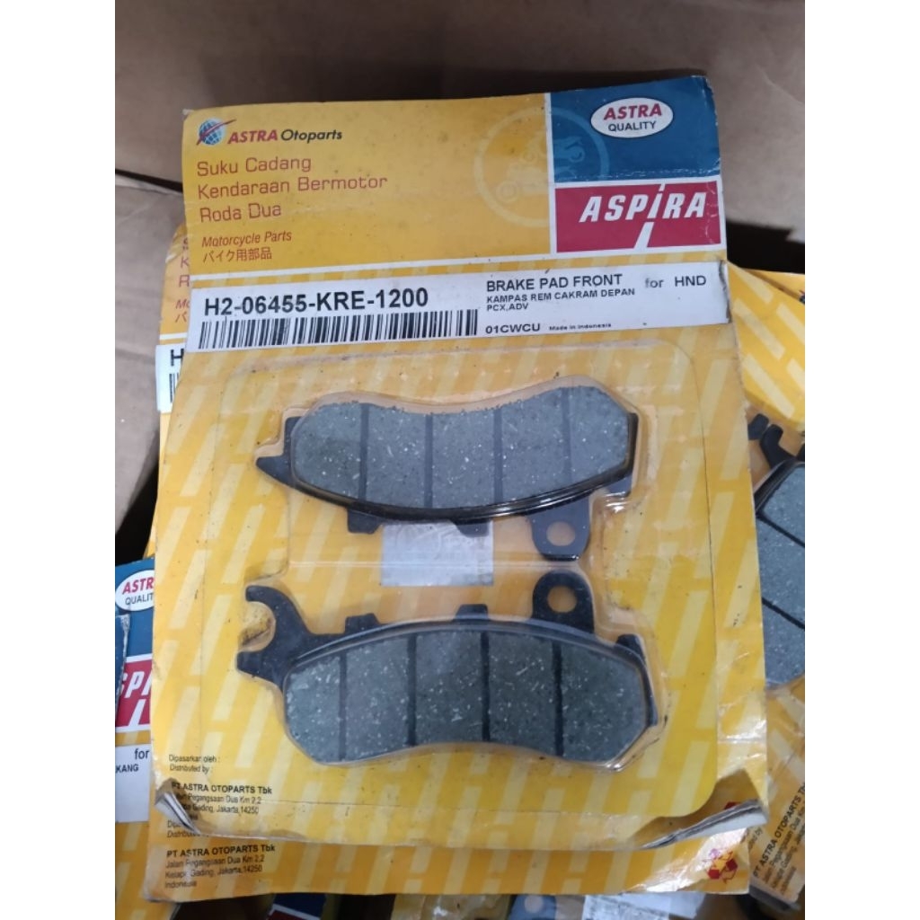 kampas rem depan belakang PCX ADV ASPIRA