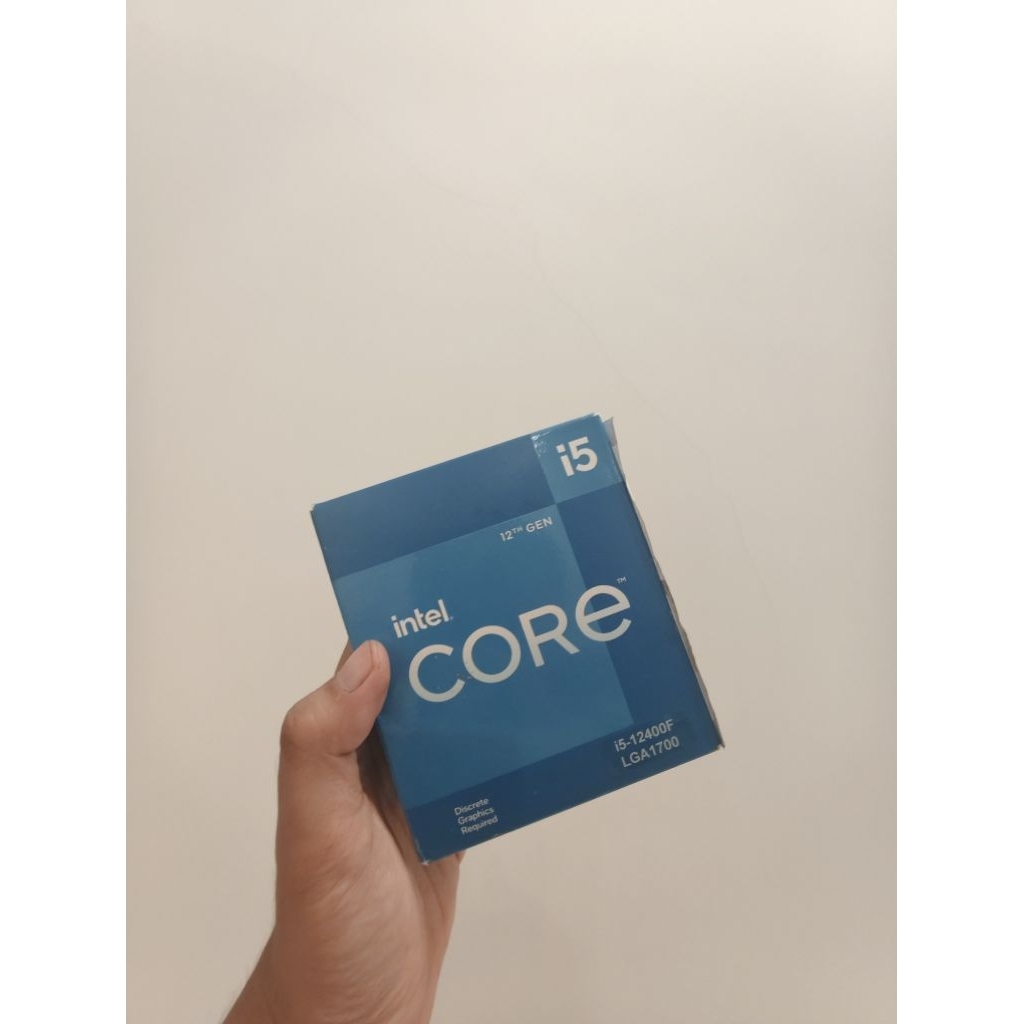 i5 12400f box second like new