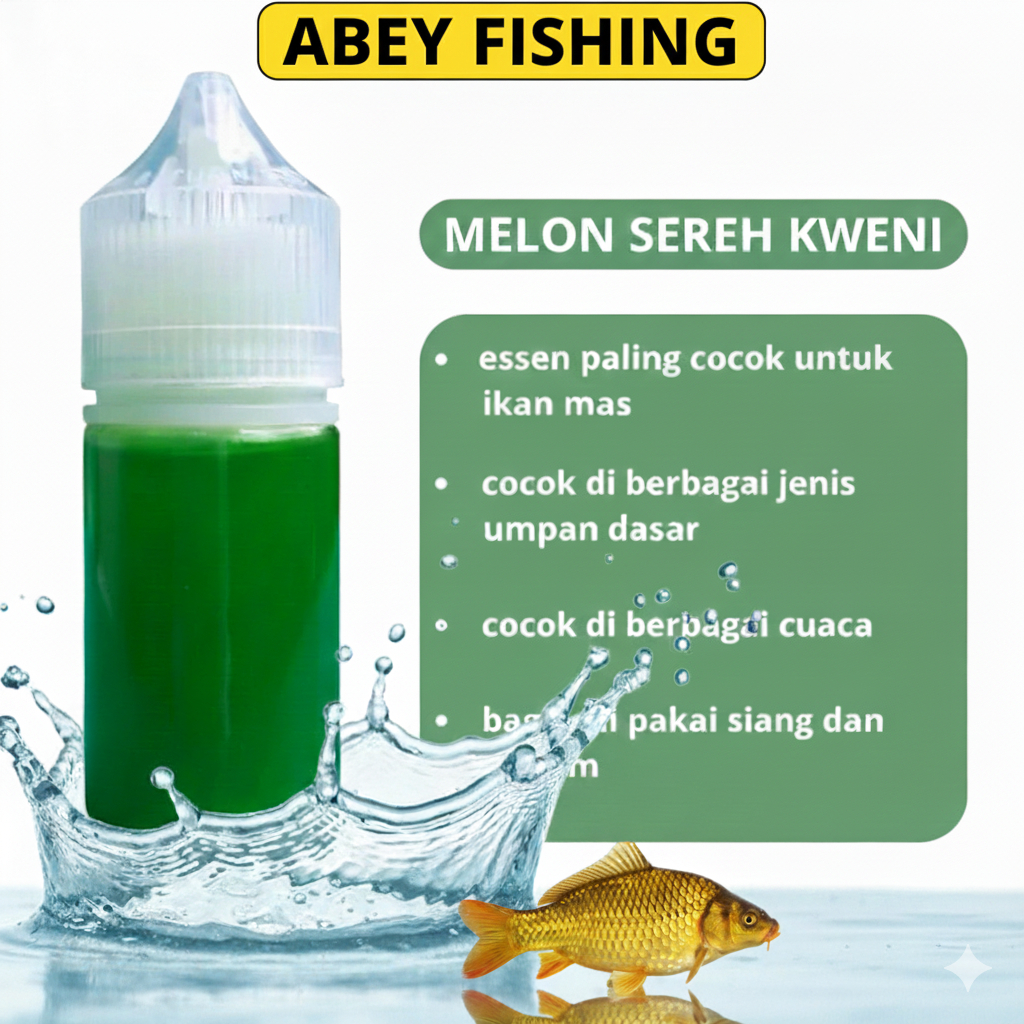 Esen Ikan Mas Aroma Melon Sereh Kweni Media Umpan Harian Galatama Kilo Gebrus Ikan Rame