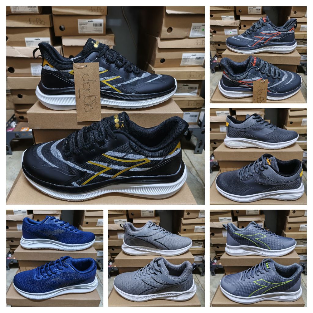 Sepatu Olahraga Running Pria DIADORA Running Original Resmi Sport Station