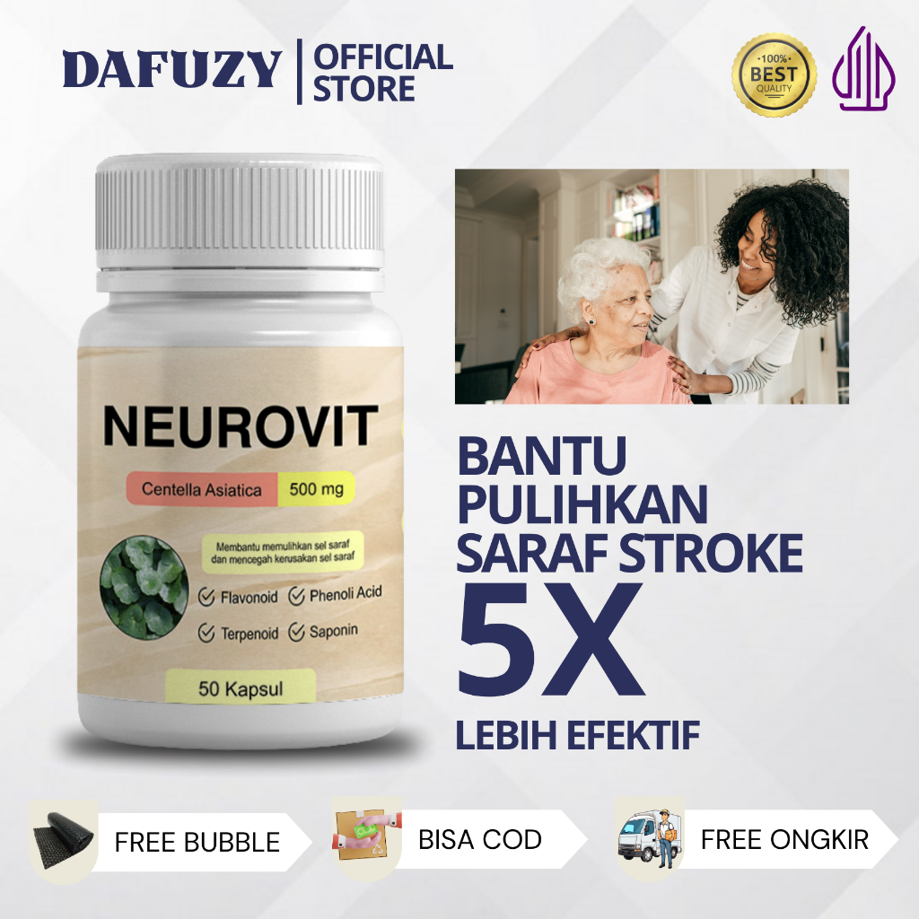 NEUROVIT Herbal Stroke | Obat Stroke Alami untuk Pembuluh Darah & Pasca Stroke | carsivit | bixapro