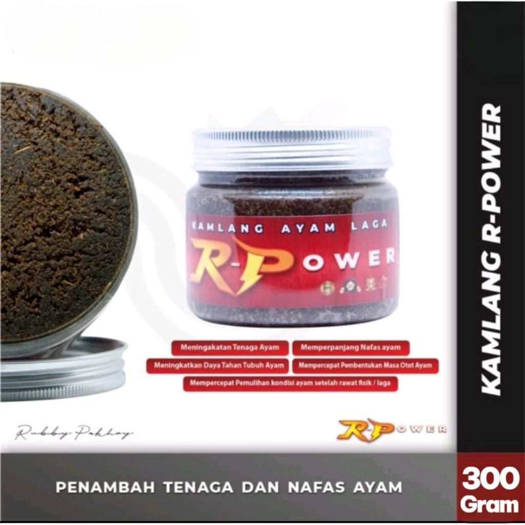 KAMLANG R POWER SPESIAL 300 GRAM - jamu ayam petarung ayam laga