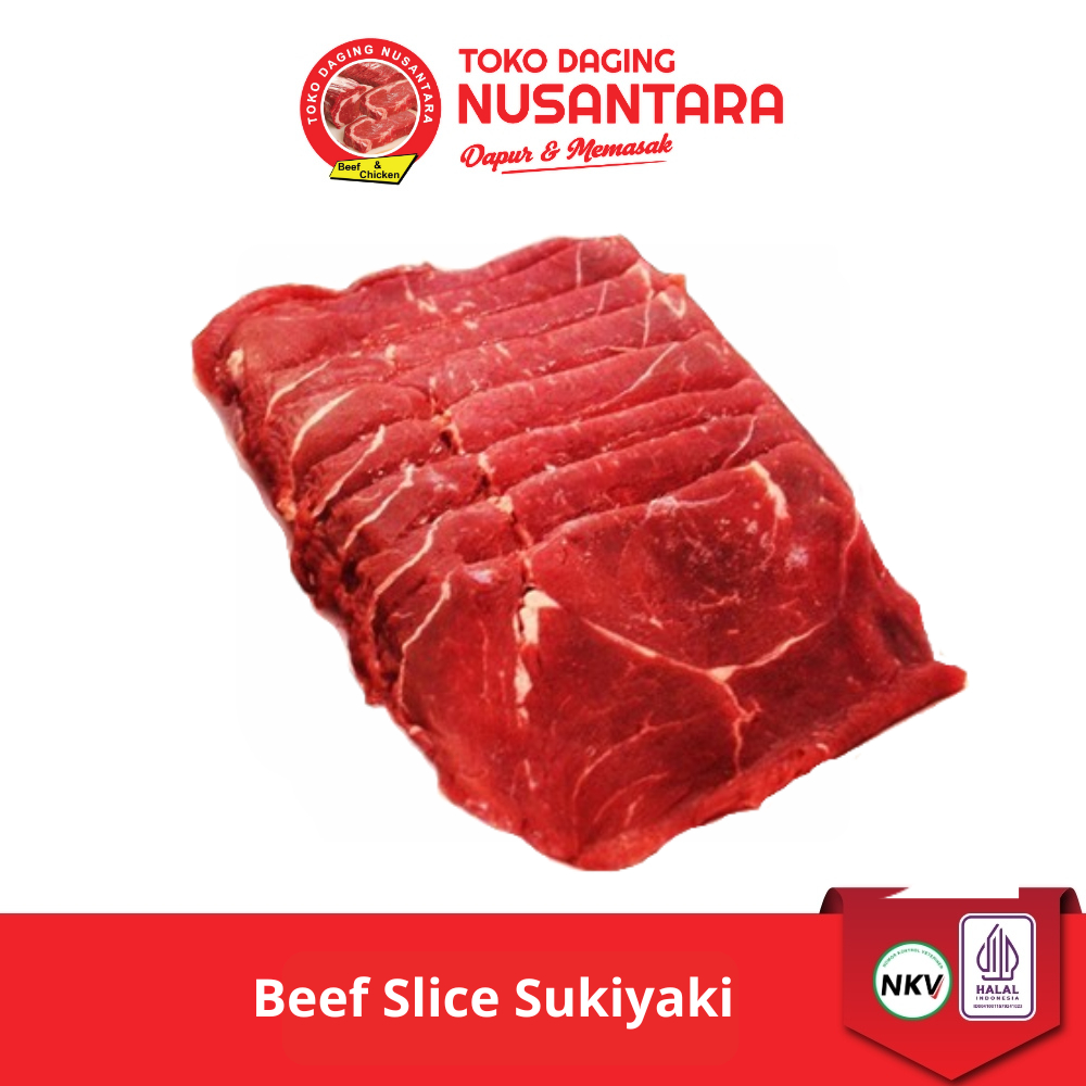Daging Slice Sukiyaki 500g – Beef Slice Sukiyaki Frozen | Toko Daging Nusantara