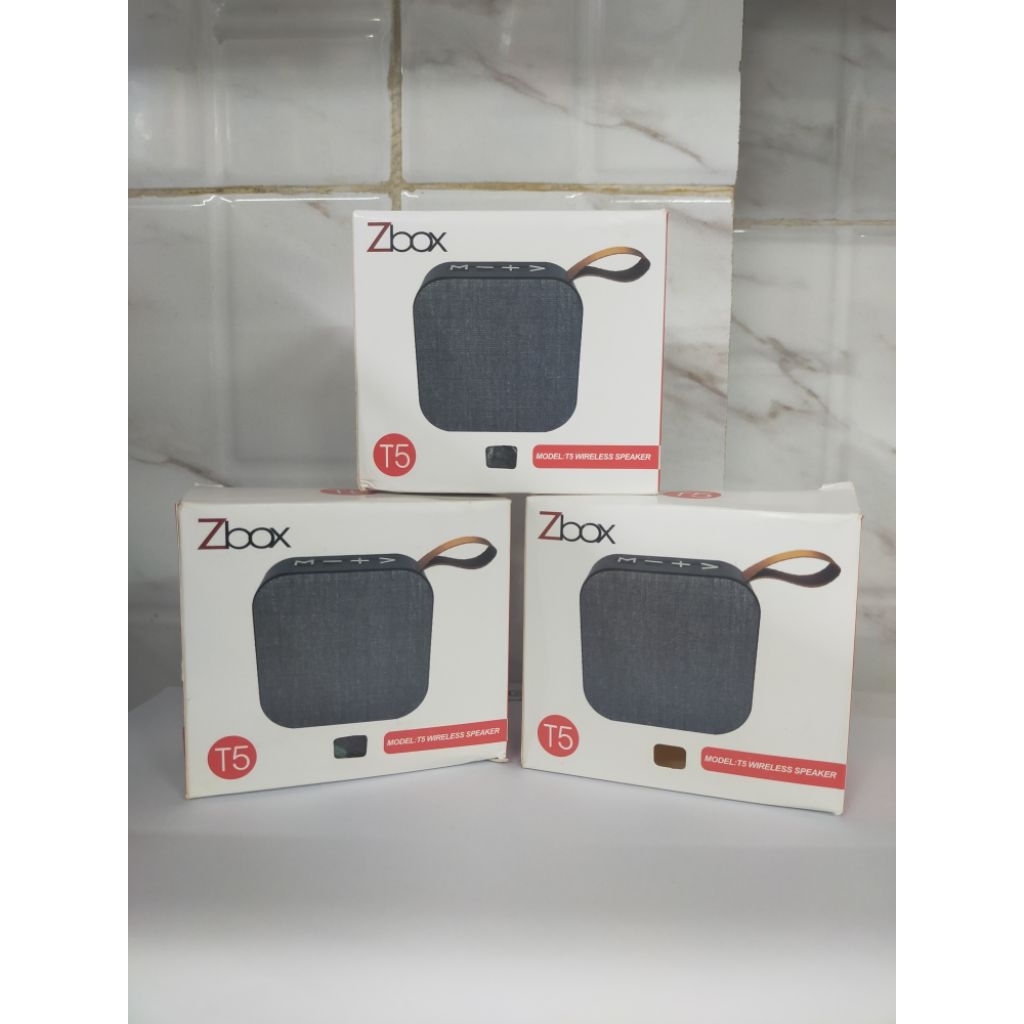 ZBOX T5 Wireless Speaker - Portable & Praktis