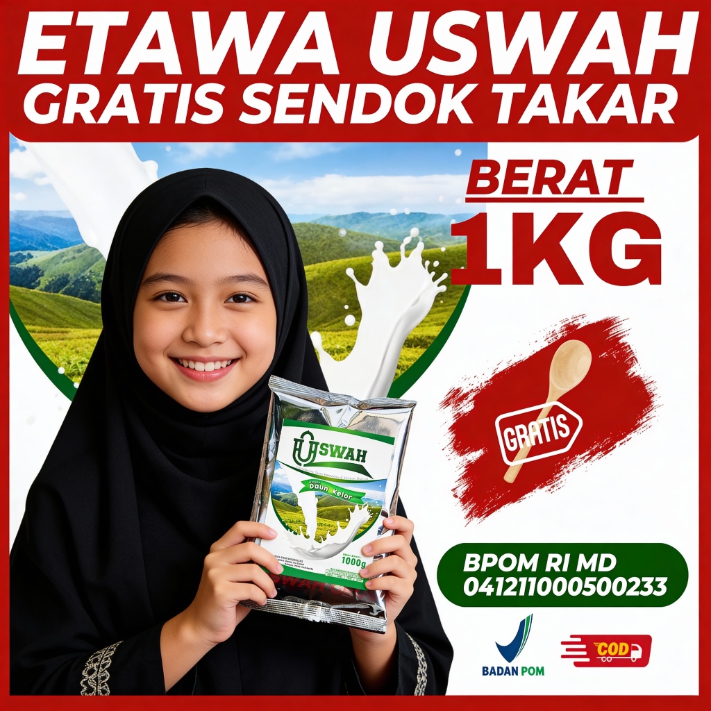 Susu Kambing Etawa Bubuk Full Cream Bubuk 1000g/1kg BPOM