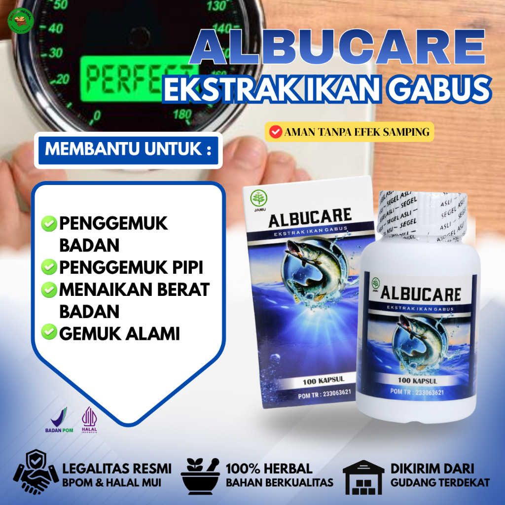 Obat Gemuk Badan, Gemuk Rata, Penggemuk Pipi, Gemuk Alami, Gemuk Badan Dewasa, Gemuk Badan, Albucare