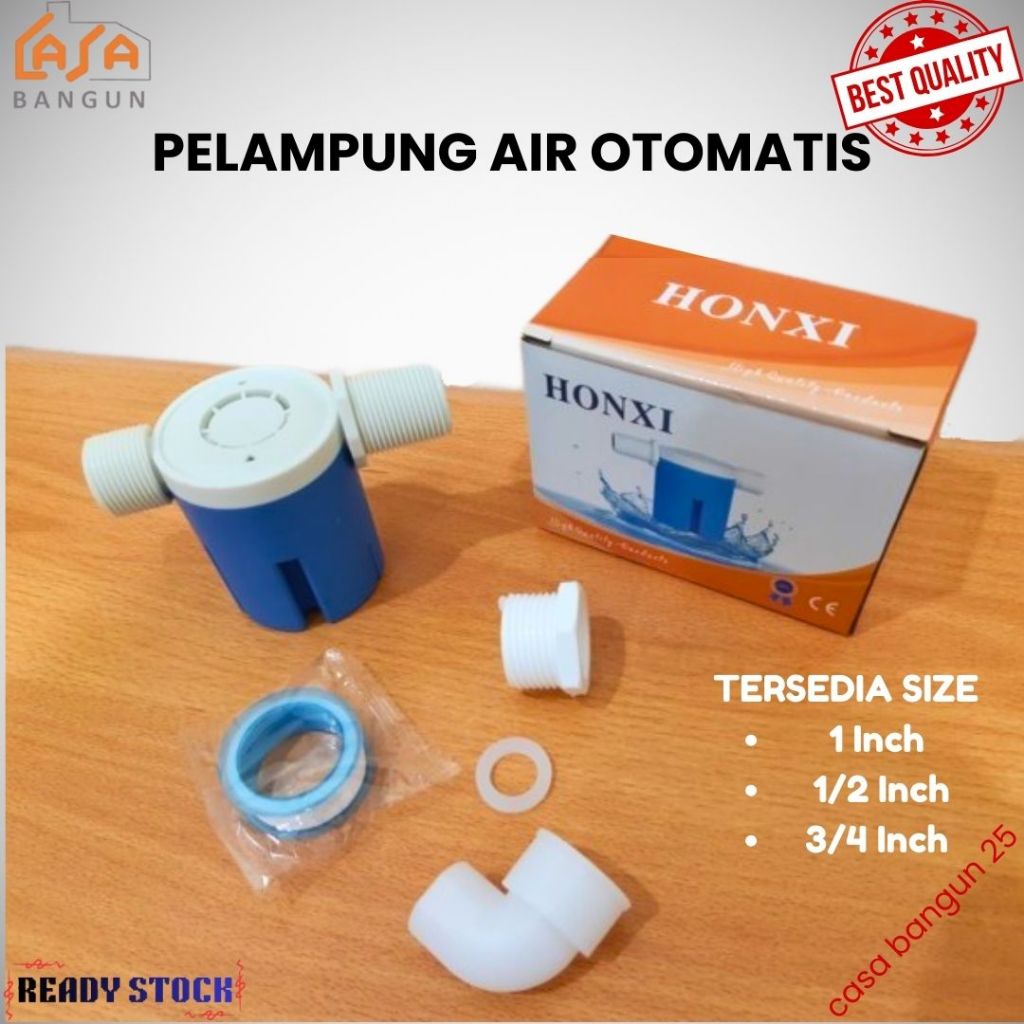 Pelampung Air Otomatis  merek HONXI untuk Tangki Toren//Kolam//Bak Murah Bagus
