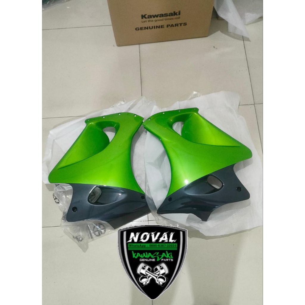 FAIRING BAWAH NINJA RR OLD HIJAU METALIK ORIGINAL