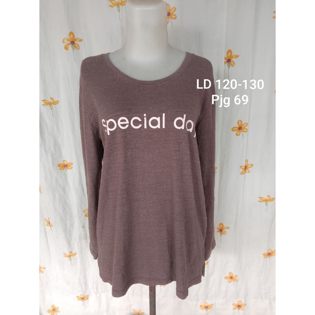 Baju/Kaos Lengan Panjang, LD 120-160