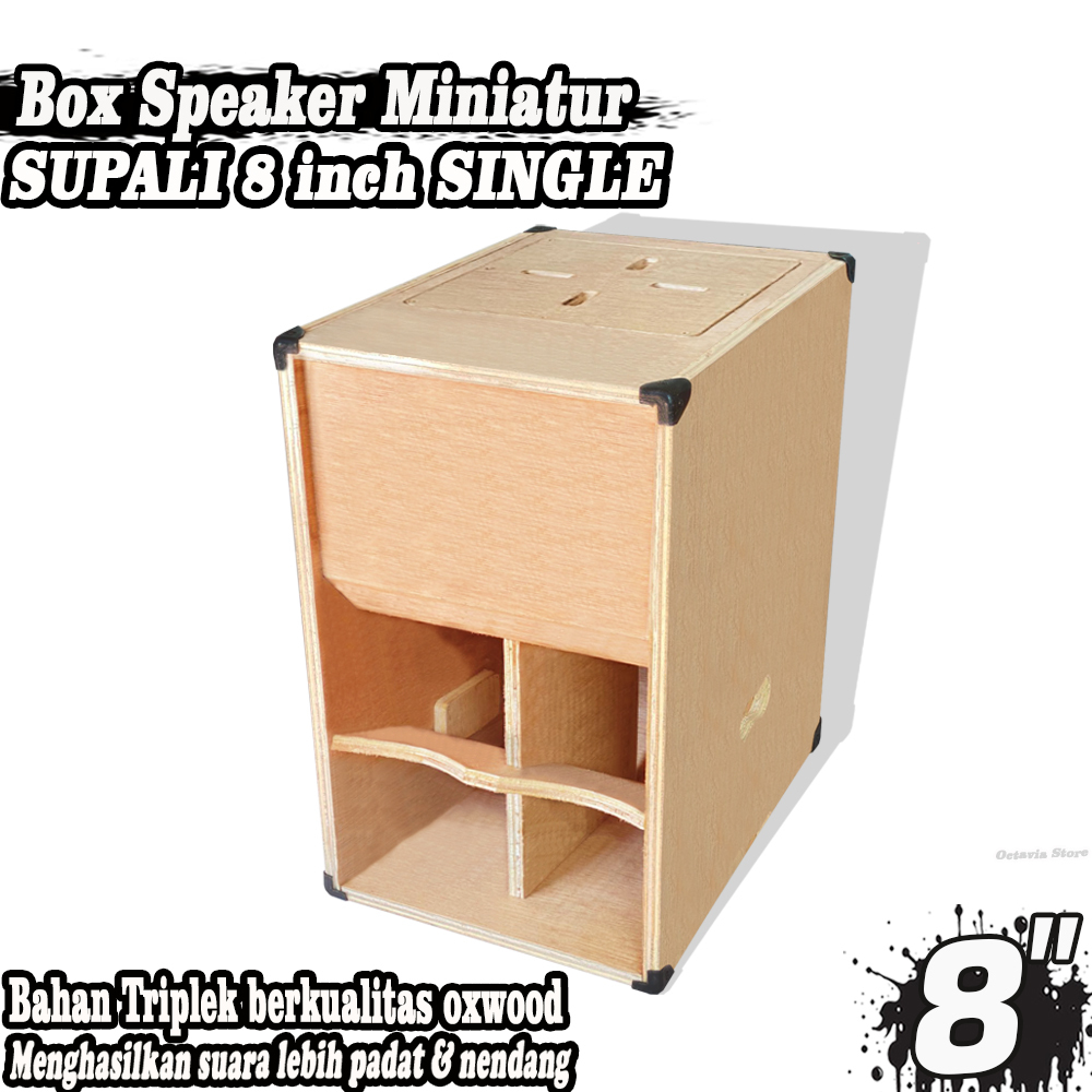 Box Speaker Miniatur SUPALI 8 INCH