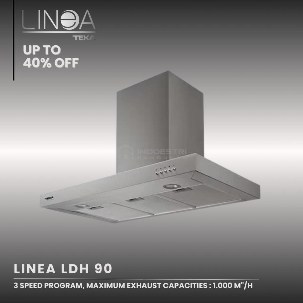 LINEA LDH-90 Cooker Hood / Chimney Hood 90 cm Stainless Steel