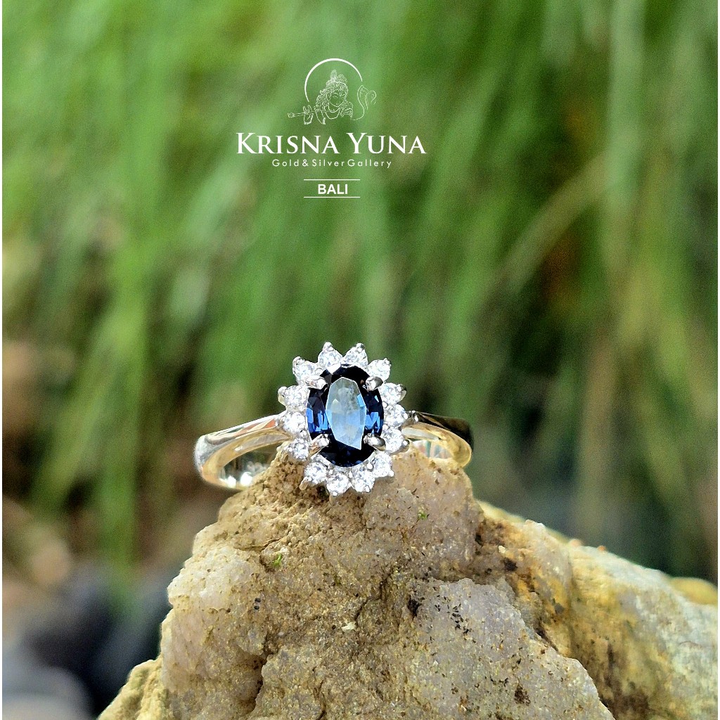 Natural Blue Spinel Ring
