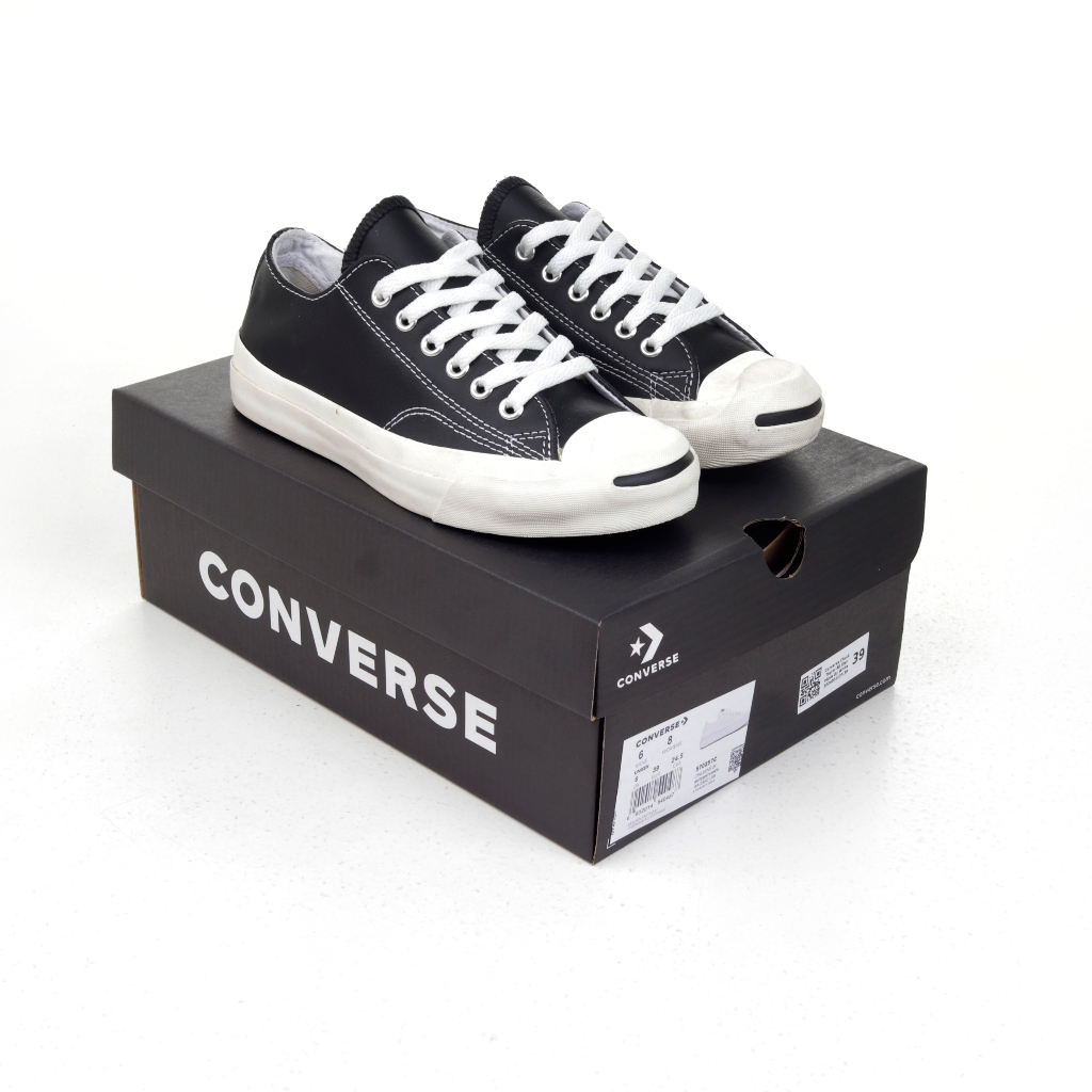 Converse Jack Purcell Leather Black White