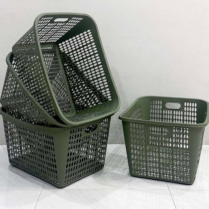 Keranjang Baju Laundry Pakaian Kotor Keranjang Plastik Besar Kuat