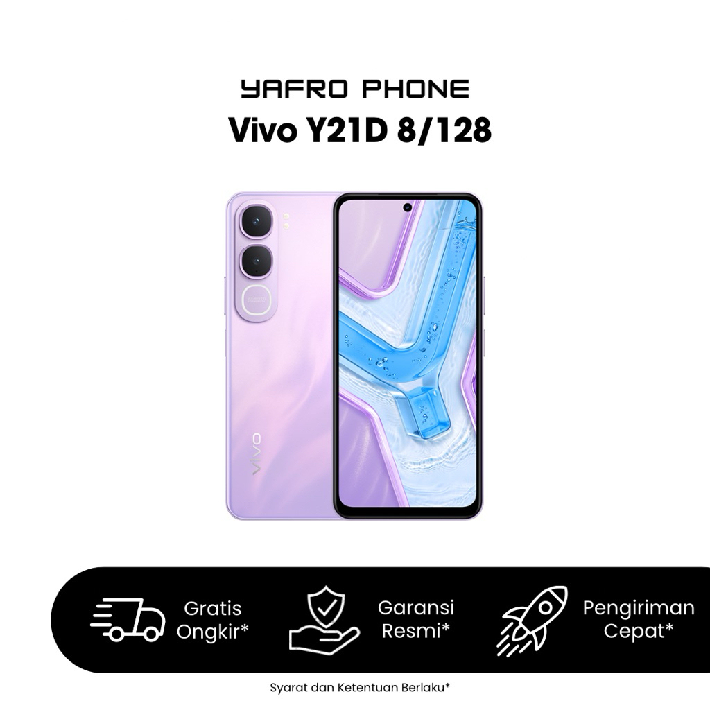 Vivo Y21D 4G 8/128 Gb - Garansi Resmi Indonesia