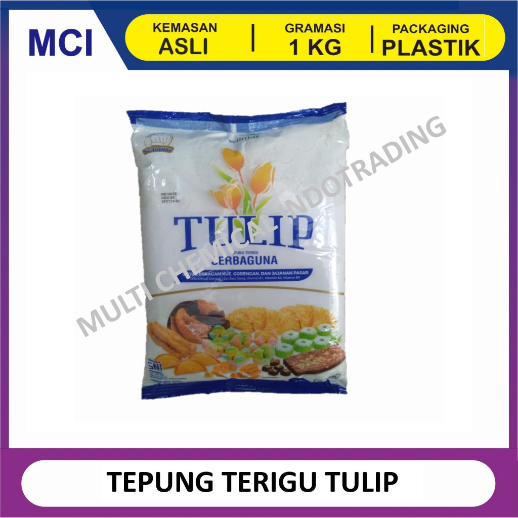 TULIP TEPUNG TERIGU / TEPUNG TERIGU TULIP KEMASAN 1 KG