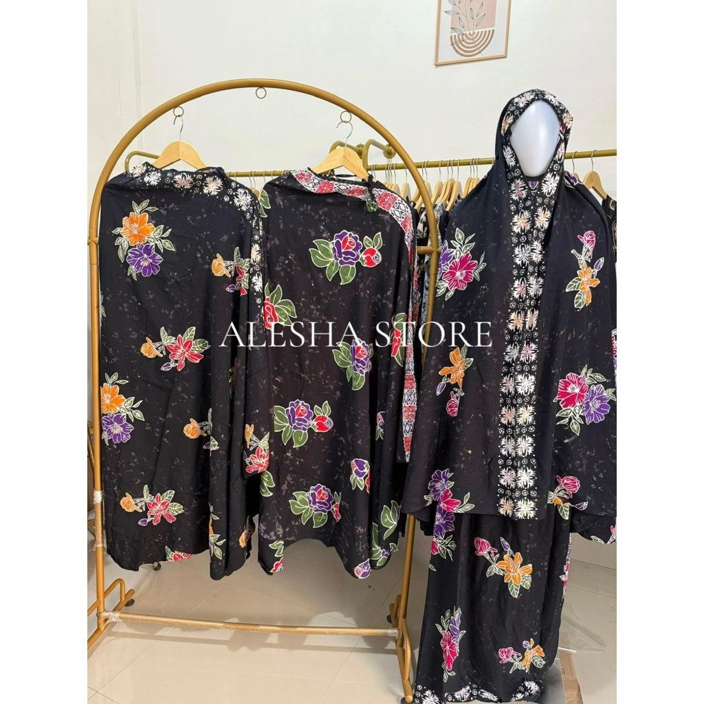 MUKENA BATIK SUNAN ORI UKURAN STANDAR/JUMBO