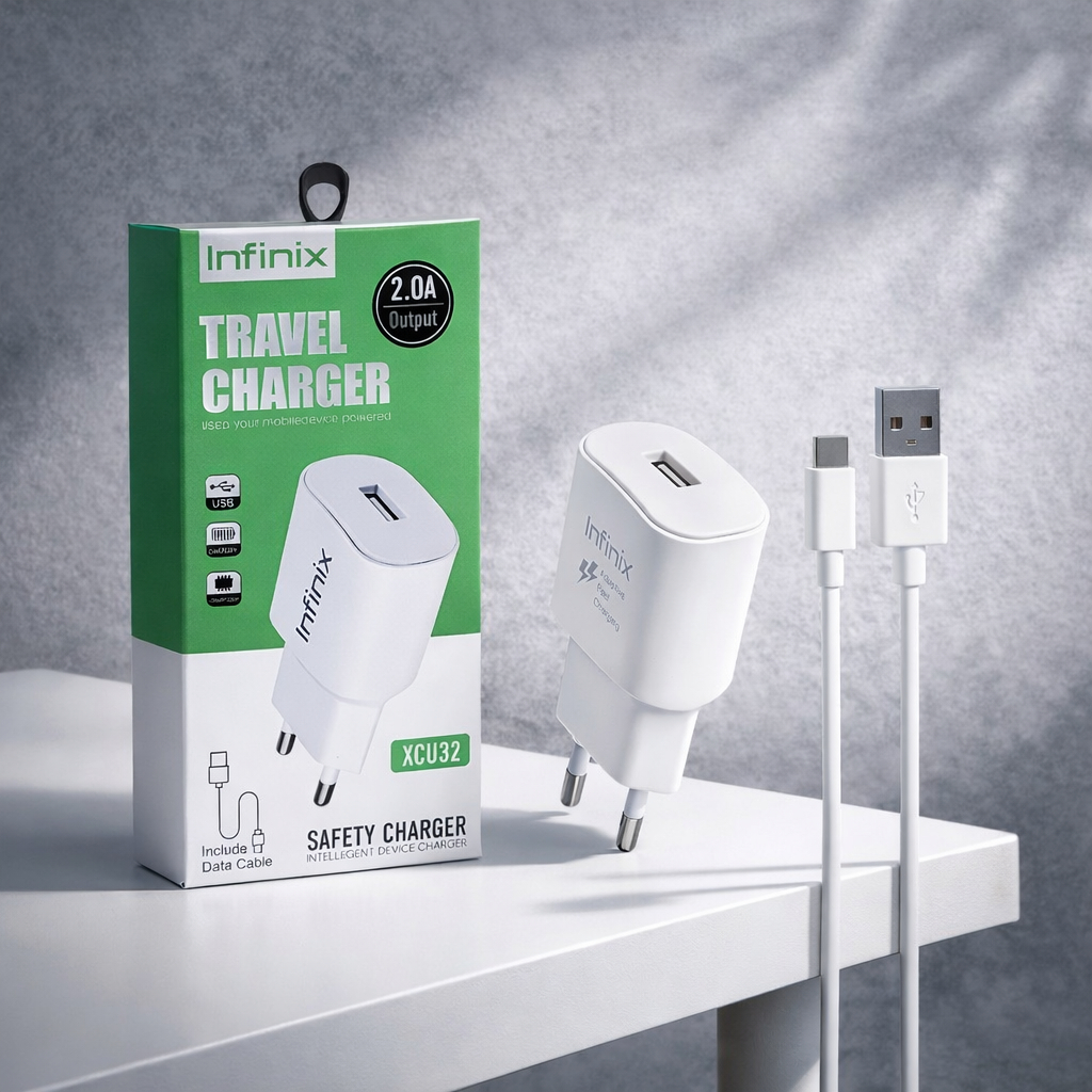 GROSIR TC INFINIX XCU32 Hot9 PLAY 2A PLUS KABEL MICRO SMART IC XCU-32