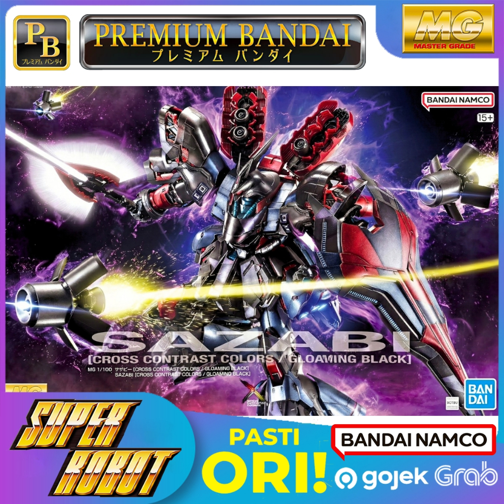 BANDAI MG MSN-04 Sazabi Ver Ka (Cross Contrast Colors / Gloaming Black) P-BANDAI Limited