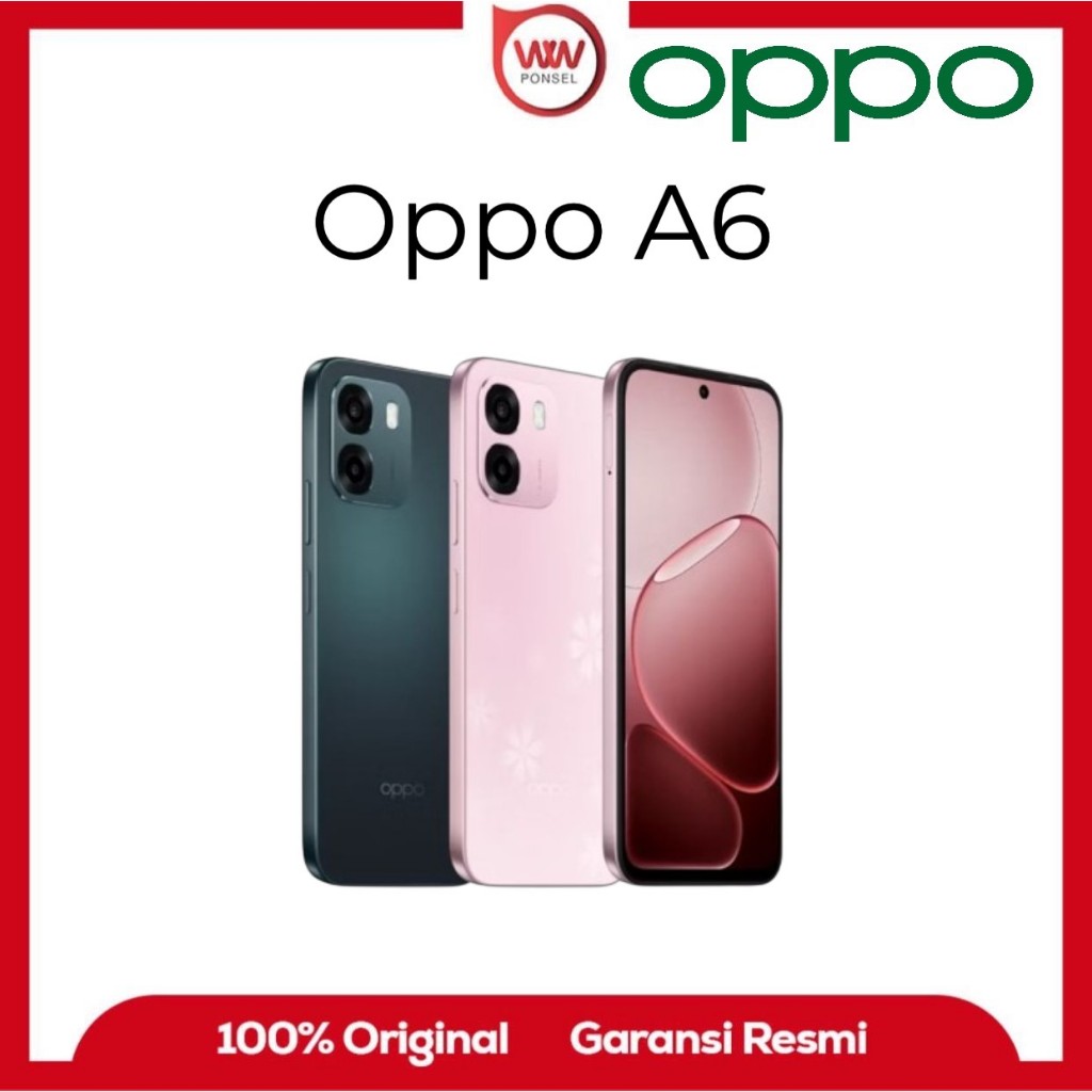 Hp Oppo A6 Ram 6GB Internal 128GB Garansi Resmi