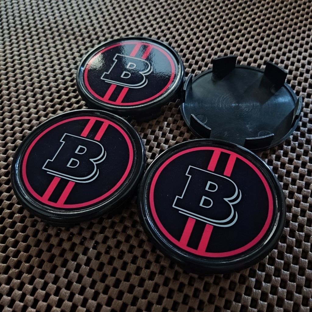 1SET (4PCS) TUTUP CENTER DOP VELG MOBIL VARIASI TUTUP DOP VELG DIAMETER LUAR ±7,5CM