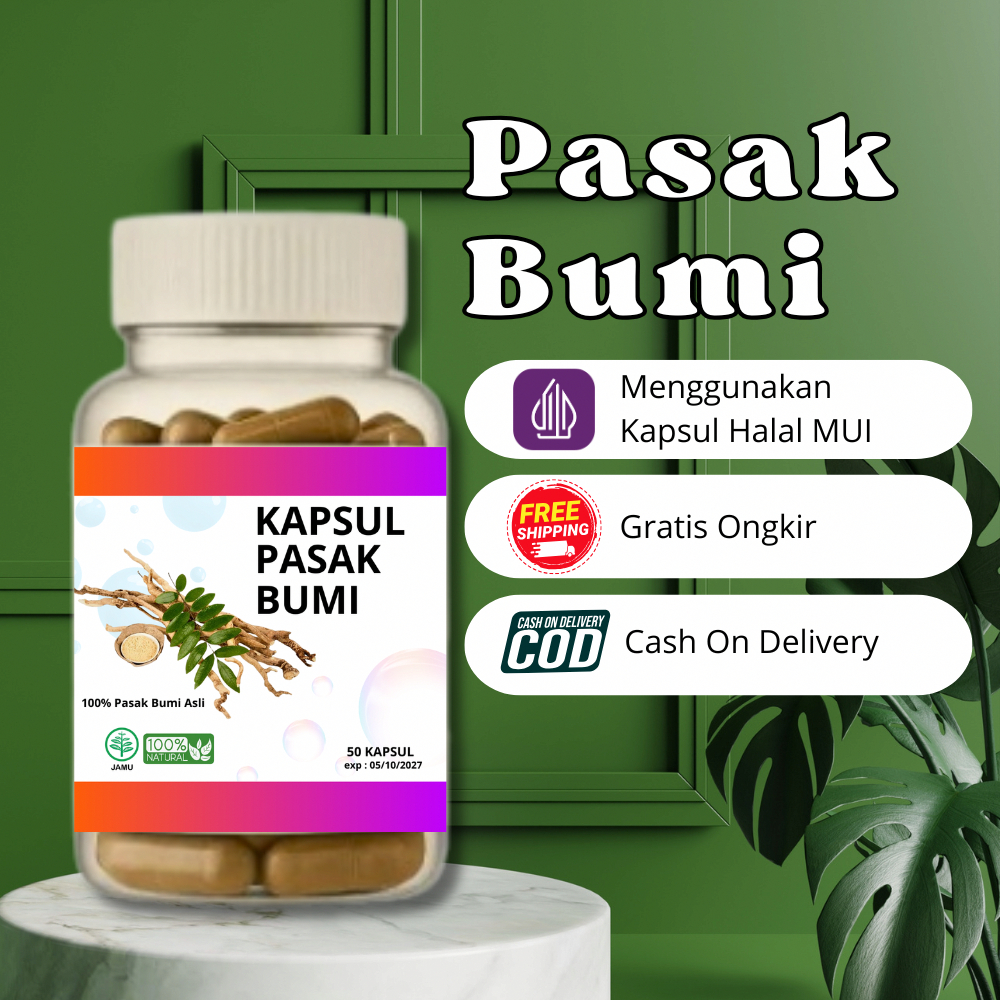Kapsul Pasak - Bumi Ekstrak Pasak Bumi  50 Kapsul