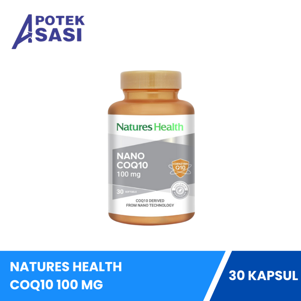 Natures Health COQ10 100 Mg @30 Kapsul - Membantu Memelihara Kesehatan