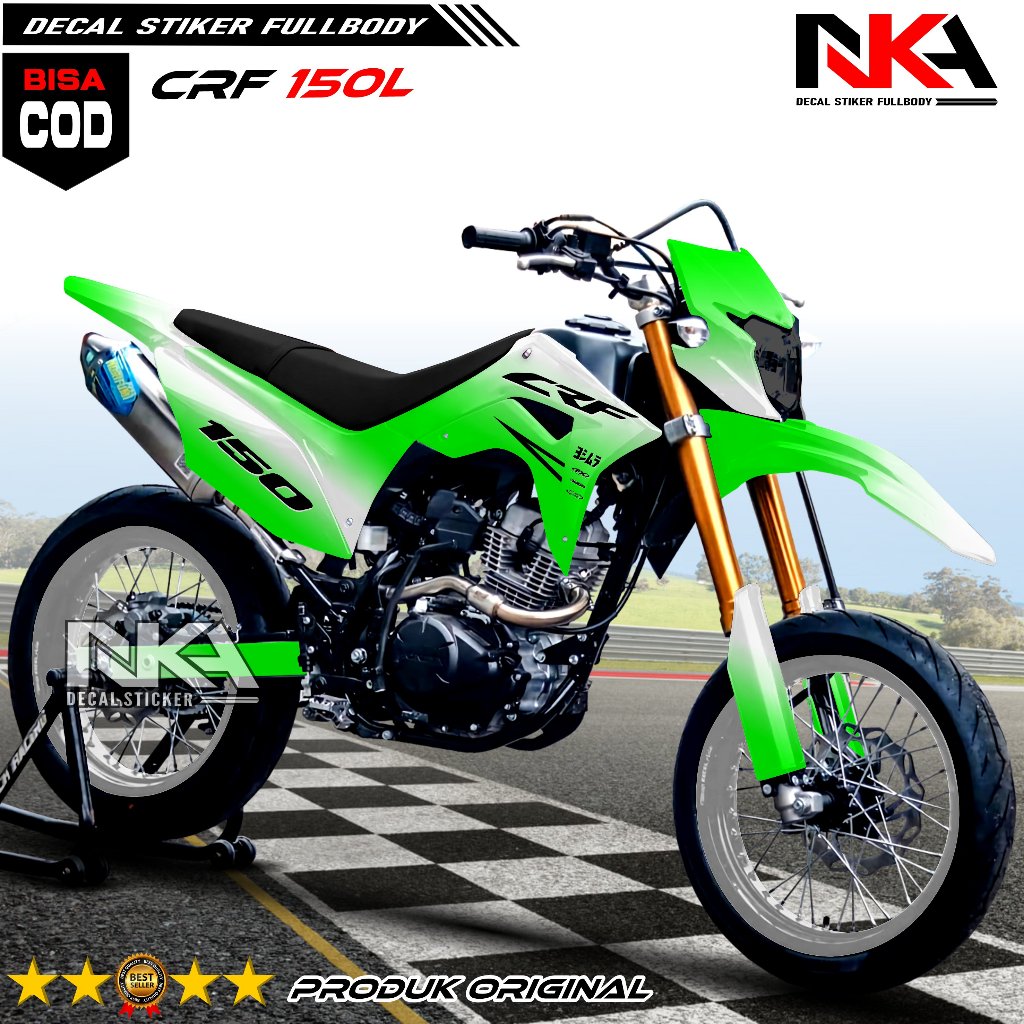 TERBARU Decal Fullbody CRF 150L 2018 Stiker Keren Motor CRF 150