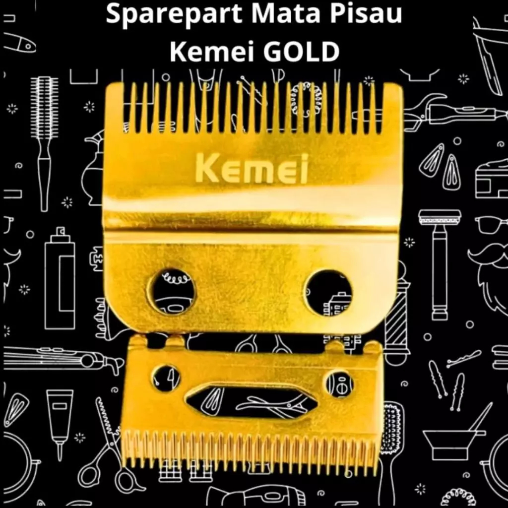 Mata Pisau KEMEI Sparepart KEMEI Pisau Cukur KEMEI GOLD Original 1986 1987 1997 1996