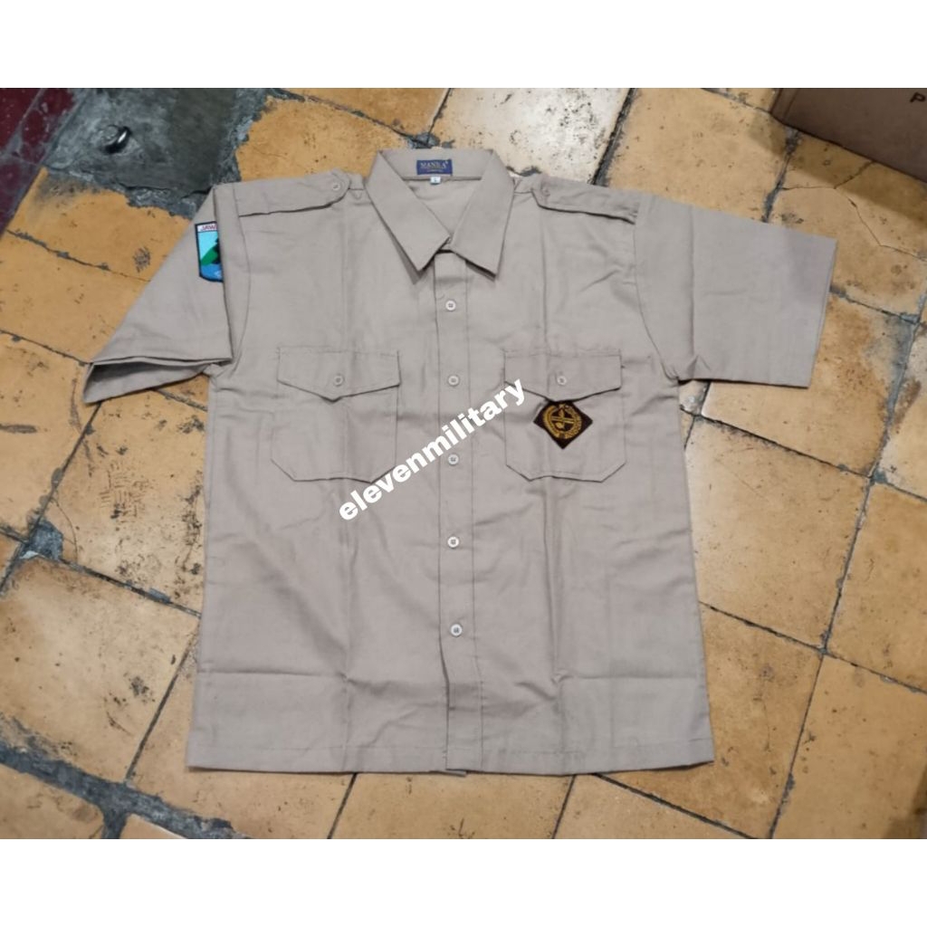 Promo Atasan Baju Pramuka Pria guru pembina