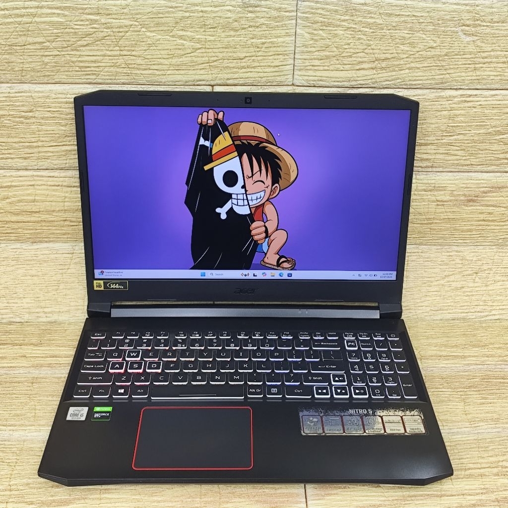 Laptop 2nd Acer Nitro 5 AN515-55 Core I5-10300H RAM 8GB SSD 512GB GTX 1650
