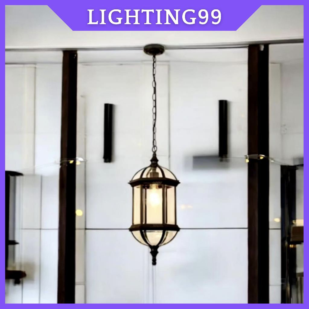 LAMPU GANTUNG OUTDOOR LAMPU HIAS KLASIK