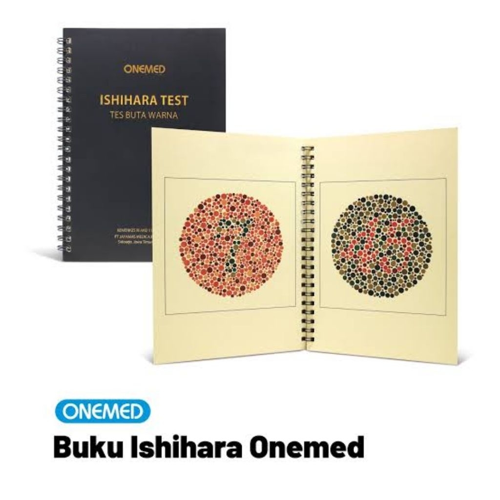 BUKU ISHIHARA 14 PLATE ONEMED BUKU TES MATA