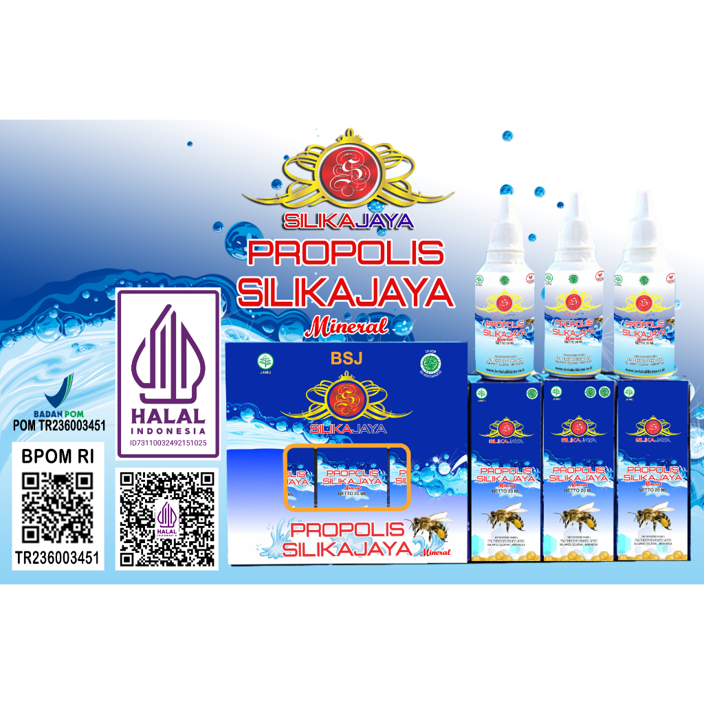 Propolis Silikajaya BSJ Isi 3 Botol @20ml