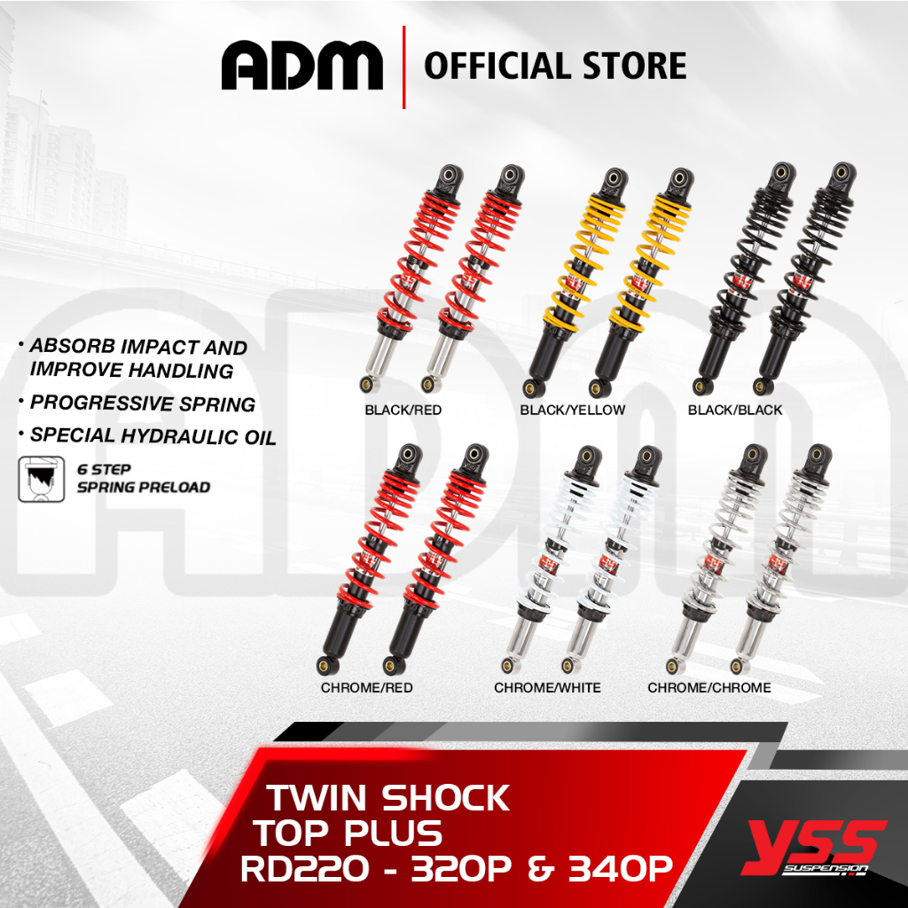 YSS Twin Shock Top Prime / Top Plus 320MM
