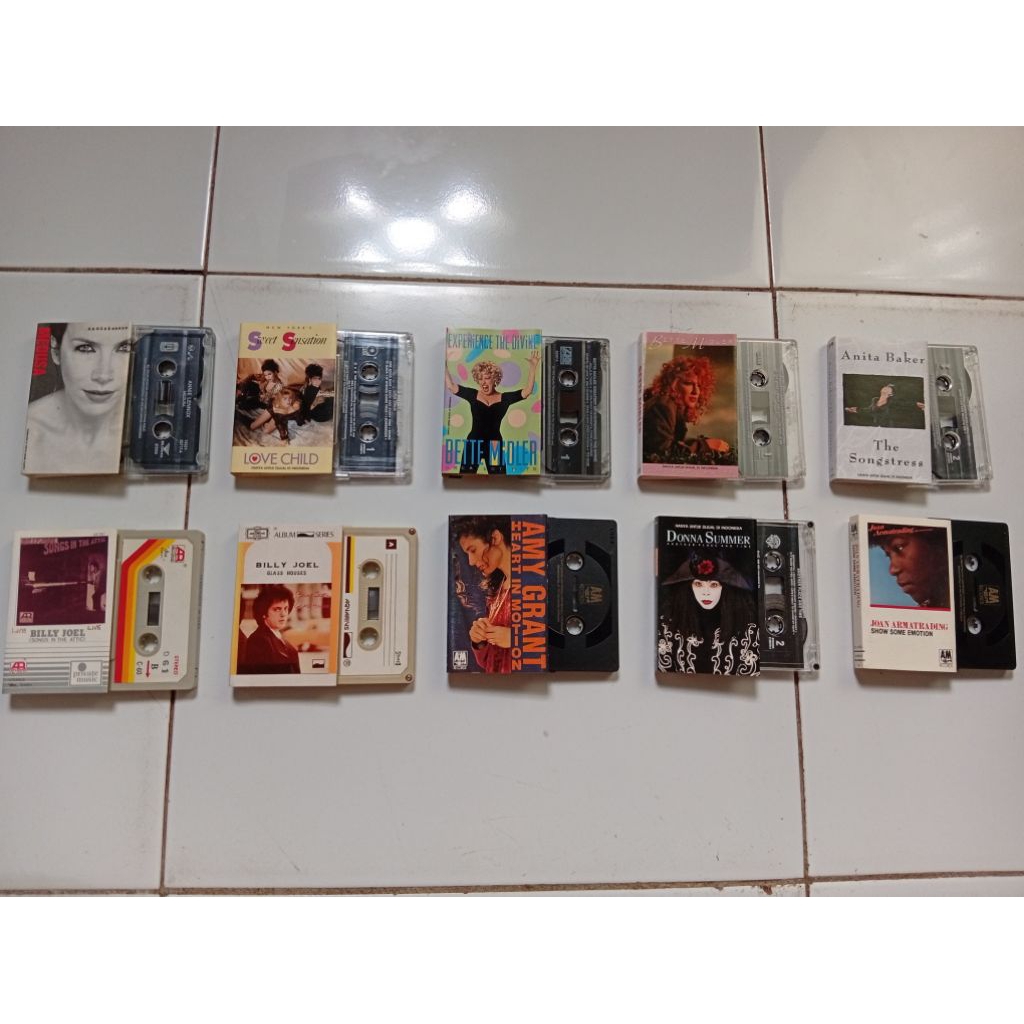 [PROMO TAHUN BARU] Kaset Pita Campur Mancanegara (billy joel, amy grant, donna summer, joan armatrad