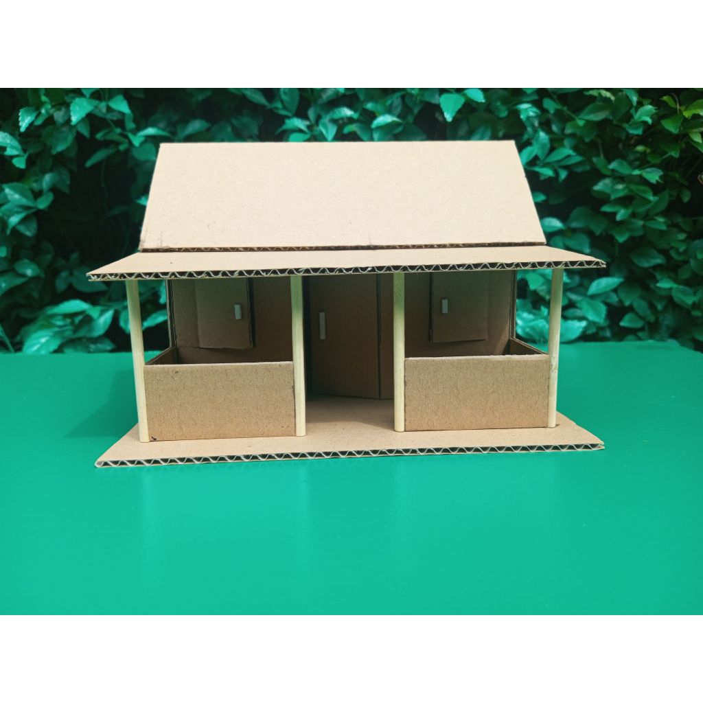 Prakarya Miniatur Rumah Adat Betawi Dari Kardus